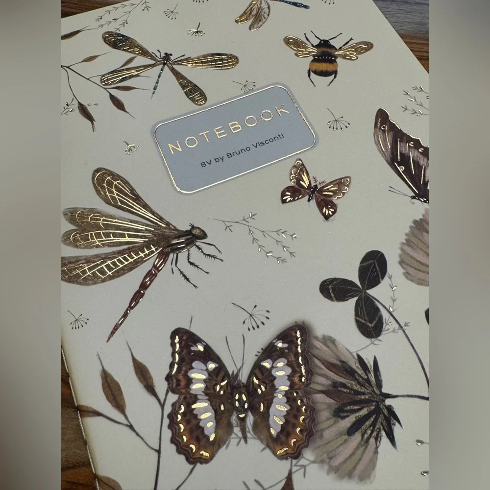 Bruno Visconti Soft Touch Butterflies and Friends Notebook Journal A5 NEW